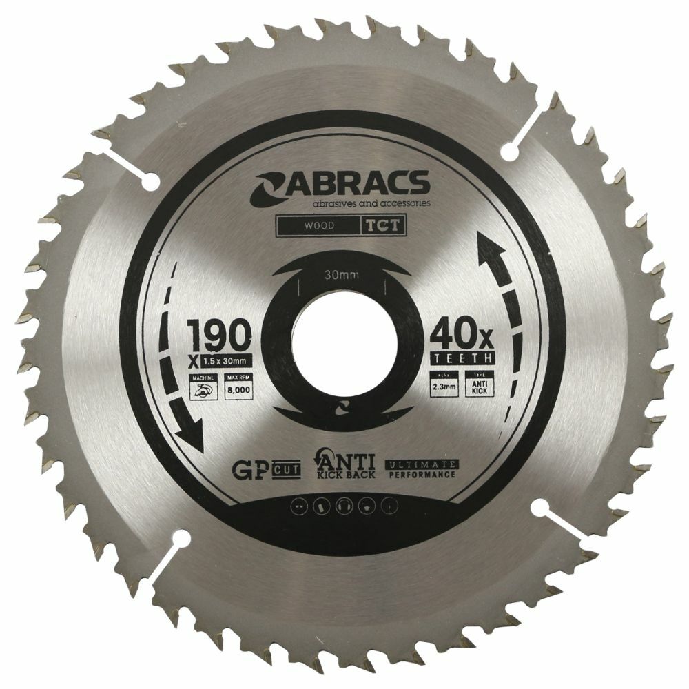 Abracs 190mm Saw Blades